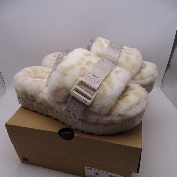 UGG Shoes - Ugg Fluffita Panther Print Slipper/Sandal Sz 8 New